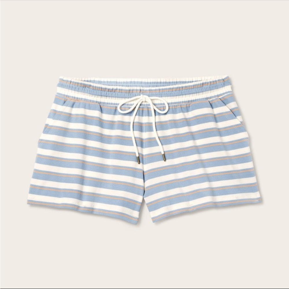 Parke x target collab size small Striped Blue and White Drawstring Lounge Shorts